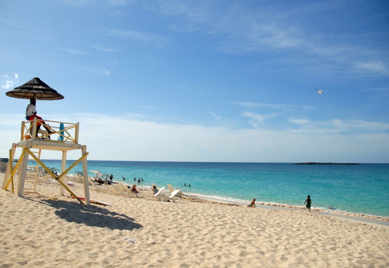 Plage paradisiaque des Bahamas